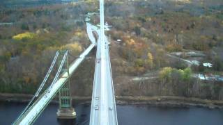 View From Above Bucksport Bridge Tower [upl. by Halli311]