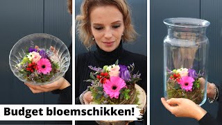 Diverse BLOEMSTUKJES voor KLEINE PRIJSJES  Les 27  Cursus bloemschikken  Carlein Tukkers [upl. by Goodson]