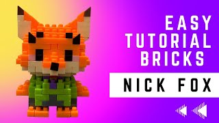 cara mudah menyusun LEGO MINI RUBAH NICK  Tutorial Bricks [upl. by Namor]