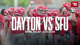 Recap  Dayton Football vs St Francis [upl. by Osnofedli]