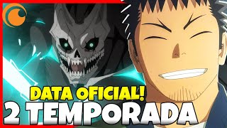 KAIJU NO 8 2 TEMPORADA DATA DE LANÇAMENTO  QUANDO CHEGA NA CRUNCHYROLL [upl. by Rawdin]