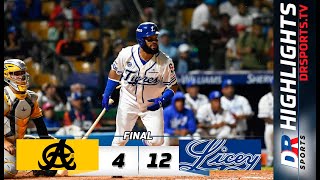 Resumen Águilas Cibaeñas vs Tigres del Licey  31 OCT 2022  Serie Regular Lidom [upl. by Arbas]