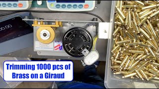 Trimming 1000 pcs of brass on a Giraud in 34 minutes [upl. by Attwood972]