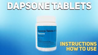 Dapsone tablets how to use Mechanism of action Uses Dosage Side Effects [upl. by Oaks303]