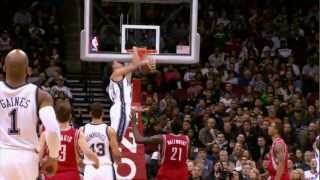 Top 10 NBA Dunks of 2012 [upl. by Yrrem243]