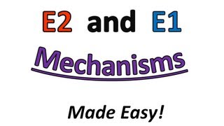 E2 and E1 Elimination Made Easy Part 1  Mechanisms and Beta Hydrogens   Organic Chemistry [upl. by Nyrmak]