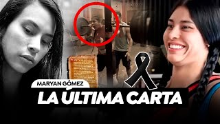 Así Fue La Emotiva Carta Que Escribió Maryan Gómez Días Antes De Su Muerte  Despedida Del Desafío [upl. by Asit]