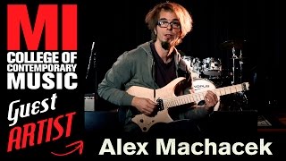 Alex Machacek Sweep Guitar Picking Techniques  Musicians Institute [upl. by Schnorr]