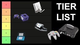 Nintendo consoles tier list [upl. by Lita]