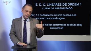 Cálculo III  Aula 14  Equações diferenciais ordinárias lineares de ordem 1 [upl. by Aienahs]