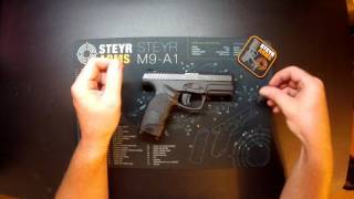 Field stripping a Steyr pistol [upl. by Ubald951]