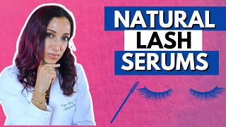 My Top 4 Natural Lash Serums  Eye Doctor Explains [upl. by Aralc280]