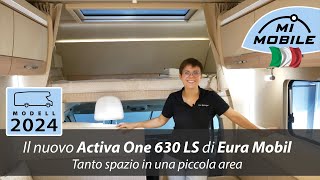 Mega spazio su 644 metri  Il nuovo Activa One 630 LS di Eura Mobil  camper con alcova  2024 [upl. by Selym]