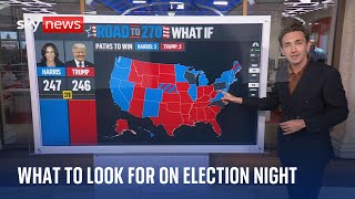 Explainer What to expect on US election night  US election [upl. by Ecienal]