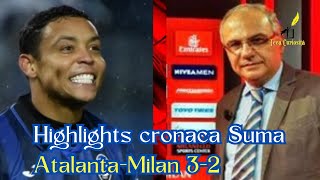 Highlights cronaca AtalantaMilan 32 di Mauro Suma in Serie A 2324 [upl. by Pember]