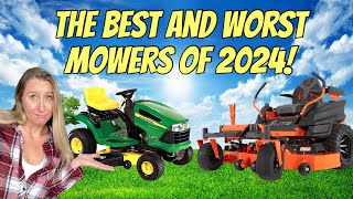 The BEST Mowers to Buy and What to Avoid at The Big Box Stores This Year [upl. by Acirederf]