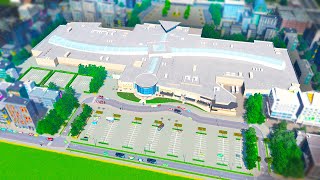 I Built a CITY SIZED Mega Mall in Cities Skylines [upl. by Yleve763]