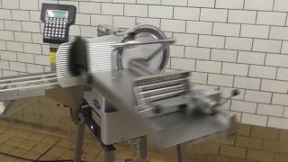 Bizerba A 406 FB slicer from Meat Machines Sweden AB [upl. by Ecar]