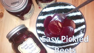 Refrigerator Pickled Beets Make amp Eat NOW [upl. by Elleval]