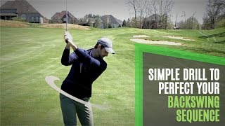 Backswing Sequence Simple Drill to Find Your Slot and Timing [upl. by Letta371]