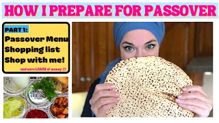 Passover Prep  How I Prepare For Passover On A Budget  Passover Menu Guide  Shopping List  TIPS [upl. by Cho]