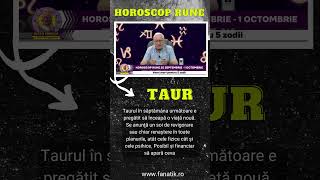 ♉ Taur  Horoscop rune 25 septembrie – 1 octombrie 2023  Anunțul făcut de Mihai Voropchievici [upl. by Llehsram]