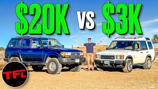 Really Worth 6X More Toyota Land Cruiser vs Land Rover Discovery [upl. by Standish662]