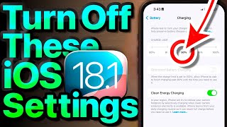 iOS 18 Settings To Turn OFF Now Important [upl. by Ivon]