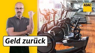 Kein Fitnessstudio wegen Corona So bekommt ihr euer Geld zurück  Neues BGHUrteil  ADAC [upl. by Odranoel]