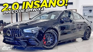 NOVO MERCEDES BENZ CLA 45s AMG 2024 COM MOTOR 20 FORTE DO MUNDO TRAZ PREÇO DE SUV E NOVIDADES [upl. by Haik322]