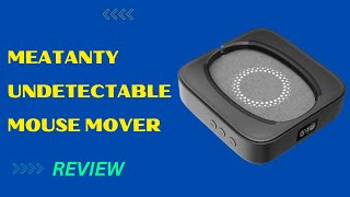 Meatanty Undetectable Mouse Mover Usb Physical Jiggler Moves Randomly Automatic Device Review [upl. by Sivaj735]