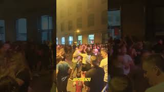 En la fiesta del poblenou en barcelona se baila salsa cuba [upl. by Evangelist]