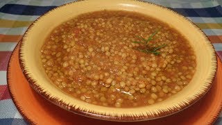 Zuppa di lenticchie al pomodoro [upl. by Ula]