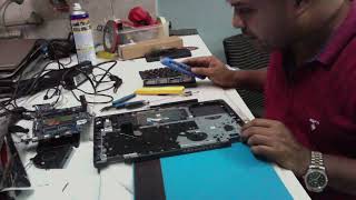 DELL VOSTRO 14 3000 3401 KEYBOARD REPLACE [upl. by Htedirem]