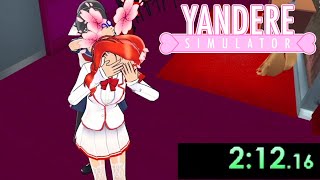 YANDERE GENOCIDE ENDING SPEEDRUN  Yandere Simulator Demo [upl. by Belter847]