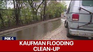 Kaufman County residents cleaning up after flooding [upl. by Oahc5]