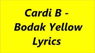 Bodak yellow lyrics video [upl. by Kilroy]