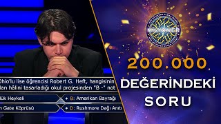 Muhammet 200 Bin değerindeki soruda risk alıyor  Kim Milyoner Olmak İster [upl. by Anitsuj57]