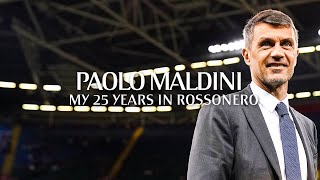 UEFA Special  Paolo Maldini My 25 years in Rossonero [upl. by Seyah]