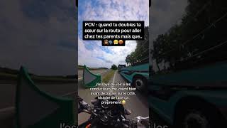 Ma SŒUR veut faire la MALIGNE 👩🏽🗣️🤬 moto motorcycle family mom dad daughter sister bike [upl. by Ari]