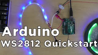 How to use WS2812B RGB LEDs with Arduino [upl. by Ahsikrats]