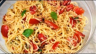 Ina Gartens Summer Garden Pasta  Barefoot Contessas easy and best pasta recipe ever [upl. by Hanako]