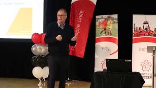 John Furlong Keynote Speech  Ontario Soccer Summit 2018 [upl. by Lehrer]