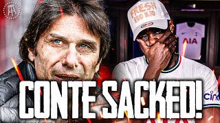 ANTONIO CONTE SACKED EXPRESSIONS REACTS [upl. by Hbaruas]