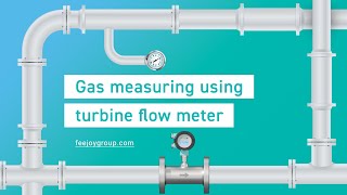 Gas measuring using turbine flow meter  Feejoy Technology [upl. by Birch330]