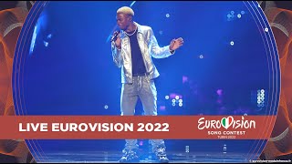 Jérémie Makiese 🇧🇪 Belgium  Rehearsal Eurovision 2022  Miss You HD [upl. by Ydnim]