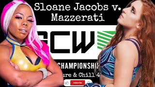 Sloane Jacobs amp Mazzerati go to War Womens Pro Wrestling [upl. by Edme464]