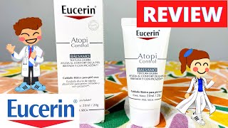 EUCERIN ATOPICONTROL BÁLSAMO TEXTURA LIGERA 400 ml❤️😱REVIEW✨RESEÑA💙PIEL ATÓPICA🏆DERMALOVERS😍SKINCARE [upl. by Bamberger532]