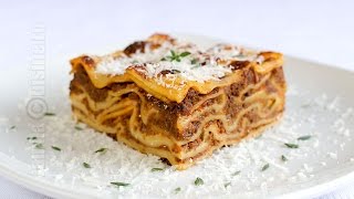 Lasagna Bolognese  JamilaCuisine [upl. by Brigit]