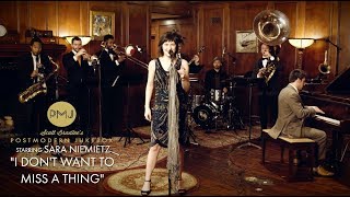 I Dont Want To Miss A Thing  Aerosmith 1920s Brass Band Cover ft Sara Niemietz [upl. by Desimone]